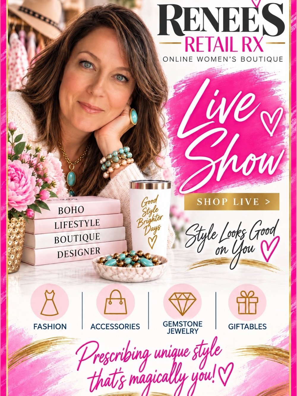 ReneesRetailRx Is Live - Live Show Notification - Picture 1 of 1